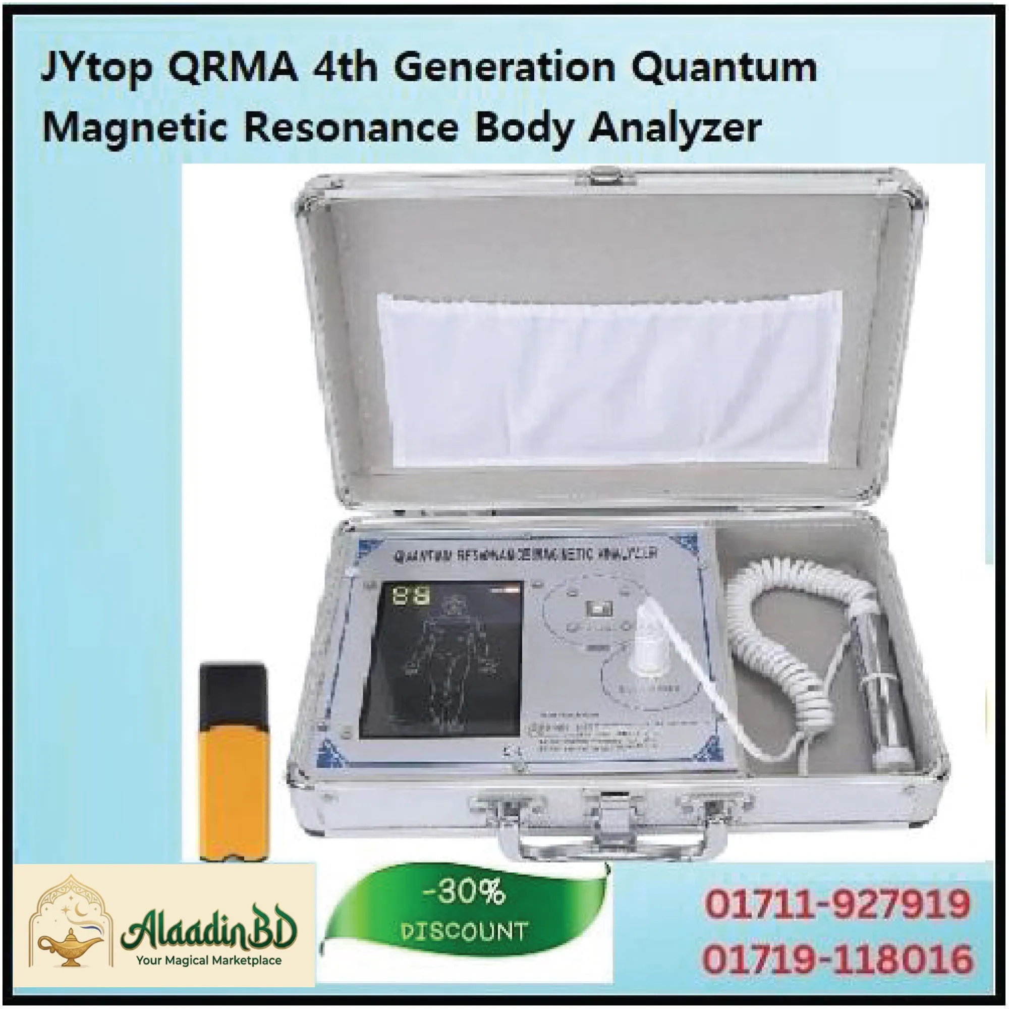 JYtop QRMA 4th Generation Quantum Magnetic Resonance Body Analyzer