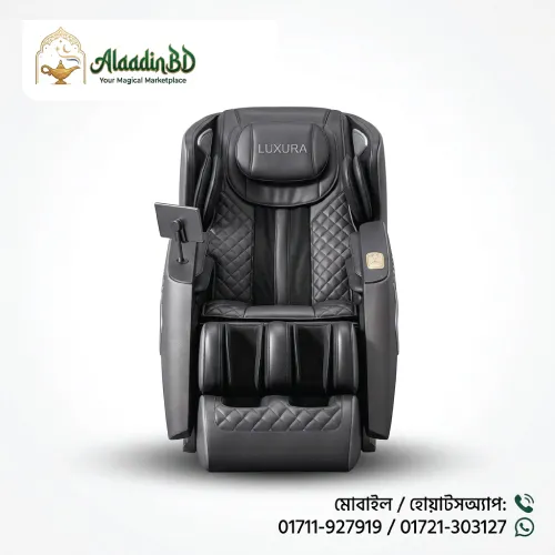 Luxura AI Smart Voice Control Full Body Zero Gravity Massage Chair -Black